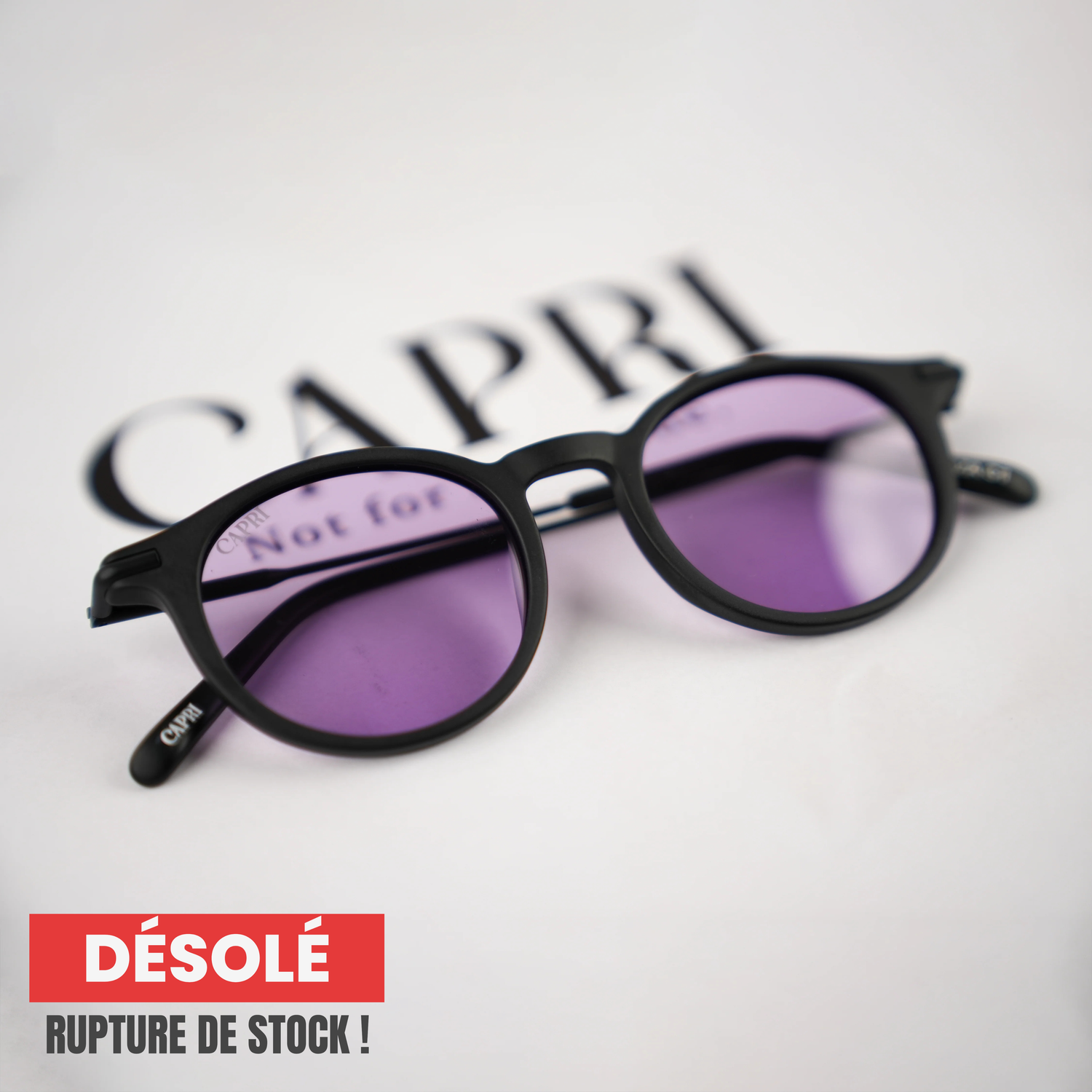 Lunettes de soleil homme Capri Mimoza C1 — design exclusif métal acétate Tunisie