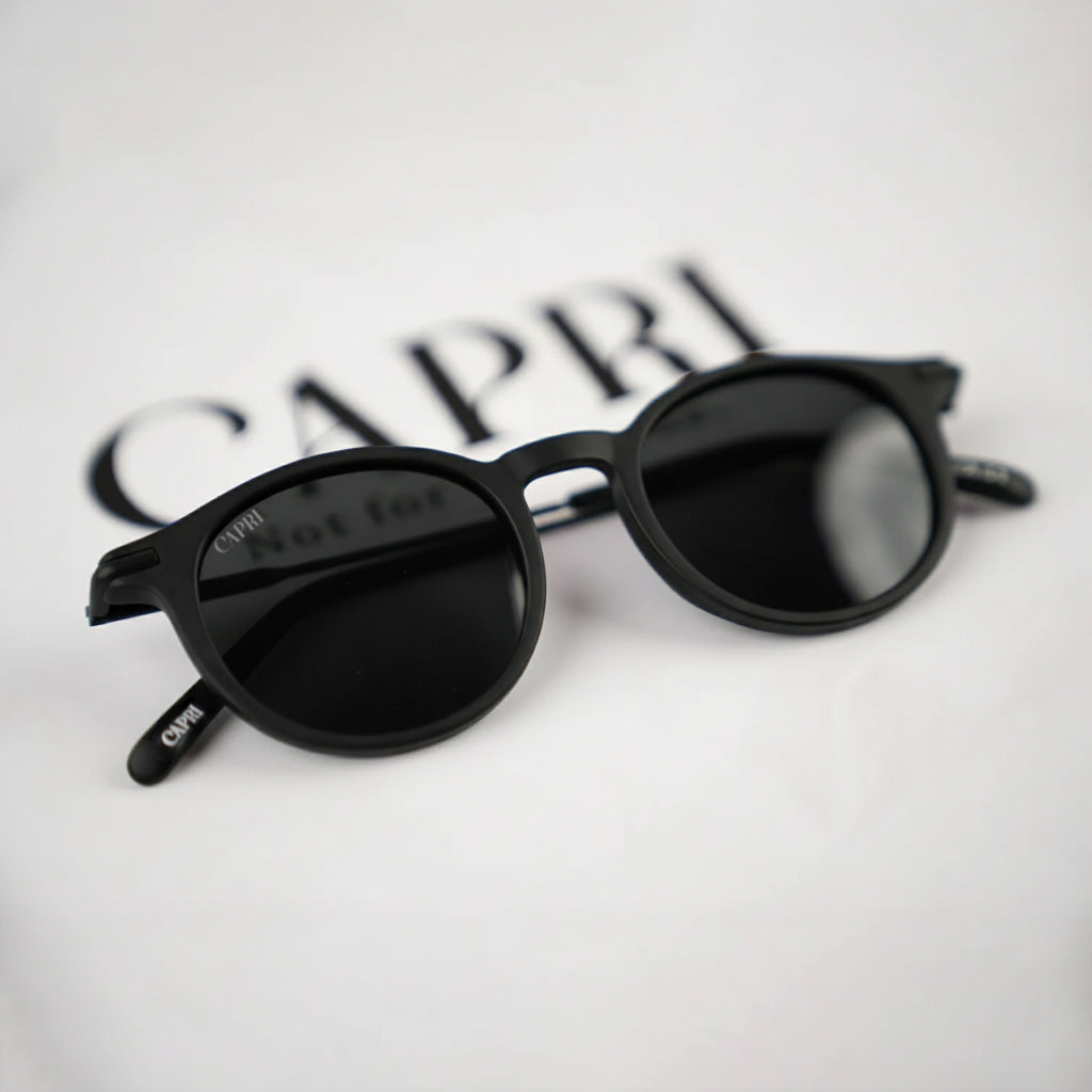 Lunettes de soleil homme Capri Obsidian Royal C2 — monture métal acétate premium Tunisie